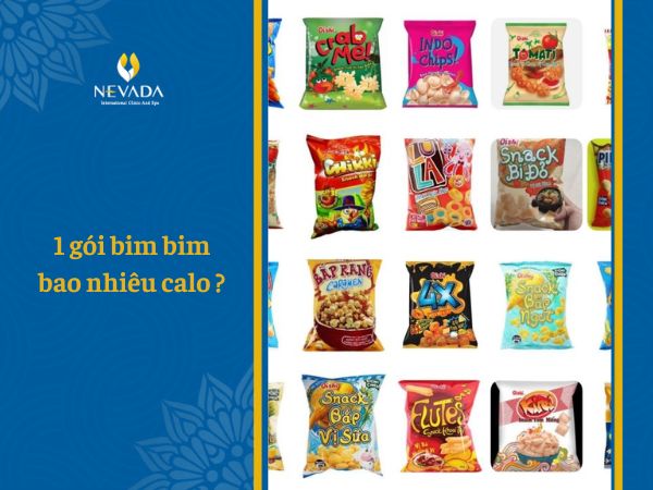  1 gói bim bim bao nhiêu calo? Ăn bim bim có béo không? Các loại bim bim ít calo nhất