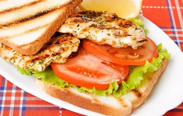 cách chế biến bánh mì sandwich ăn sáng giảm cân, thực đơn với, làm, ít calo