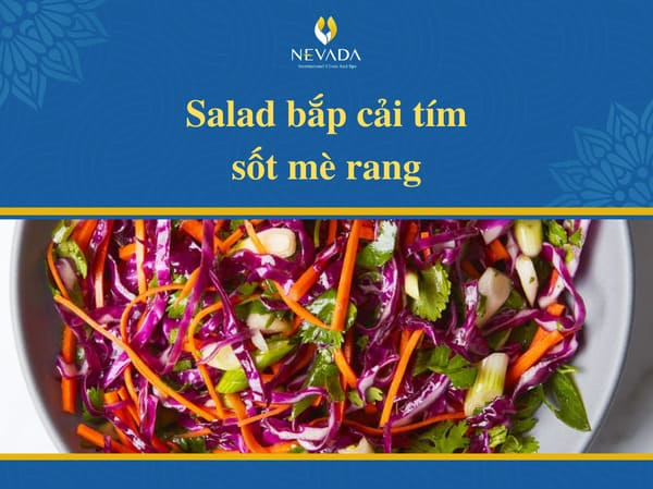 cách làm salad bắp cải tím giảm cân, salad bắp cải tím bao nhiêu calo